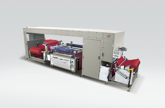 स्क्रीन प्रिंटिंग मशीन, 1500 मीटर / घंटा रोल करने के लिए ऑटो दो रंग गैर बुना कपड़े रोल