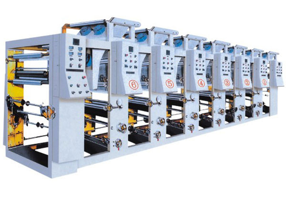 पीवीसी / पीईटी / पीई स्वचालित ग्रेव्यूचर प्रिंटिंग मशीन 800 - 1600 मिमी प्रिंटिंग चौड़ाई