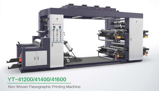 पेपर प्रिंटर / लेबल प्रिंटर के लिए हाई स्पीड 4 कलर फ्लेक्सोग्राफिक प्रिंटिंग मशीन