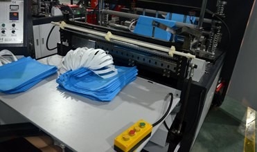 औद्योगिक पारिस्थितिकी के अनुकूल बैग बनाने की मशीन / कपड़े की थैली बनाने की मशीन