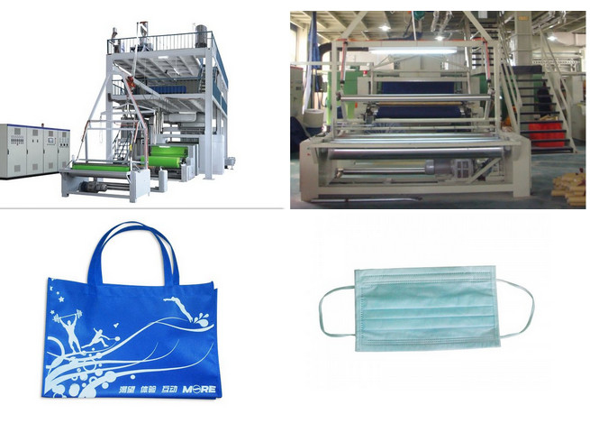 शॉपिंग बैग के लिए बहु समारोह पीपी गैर बुना फैब्रिक उत्पादन लाइन