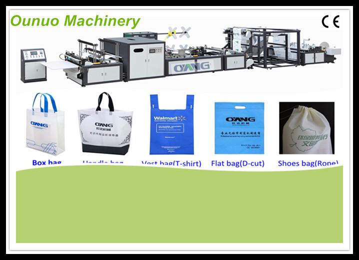 उद्योग पीपी गैर बुना कपड़ा थैला मशीन / गैर बुना बैग बनाने की मशीन बनाना